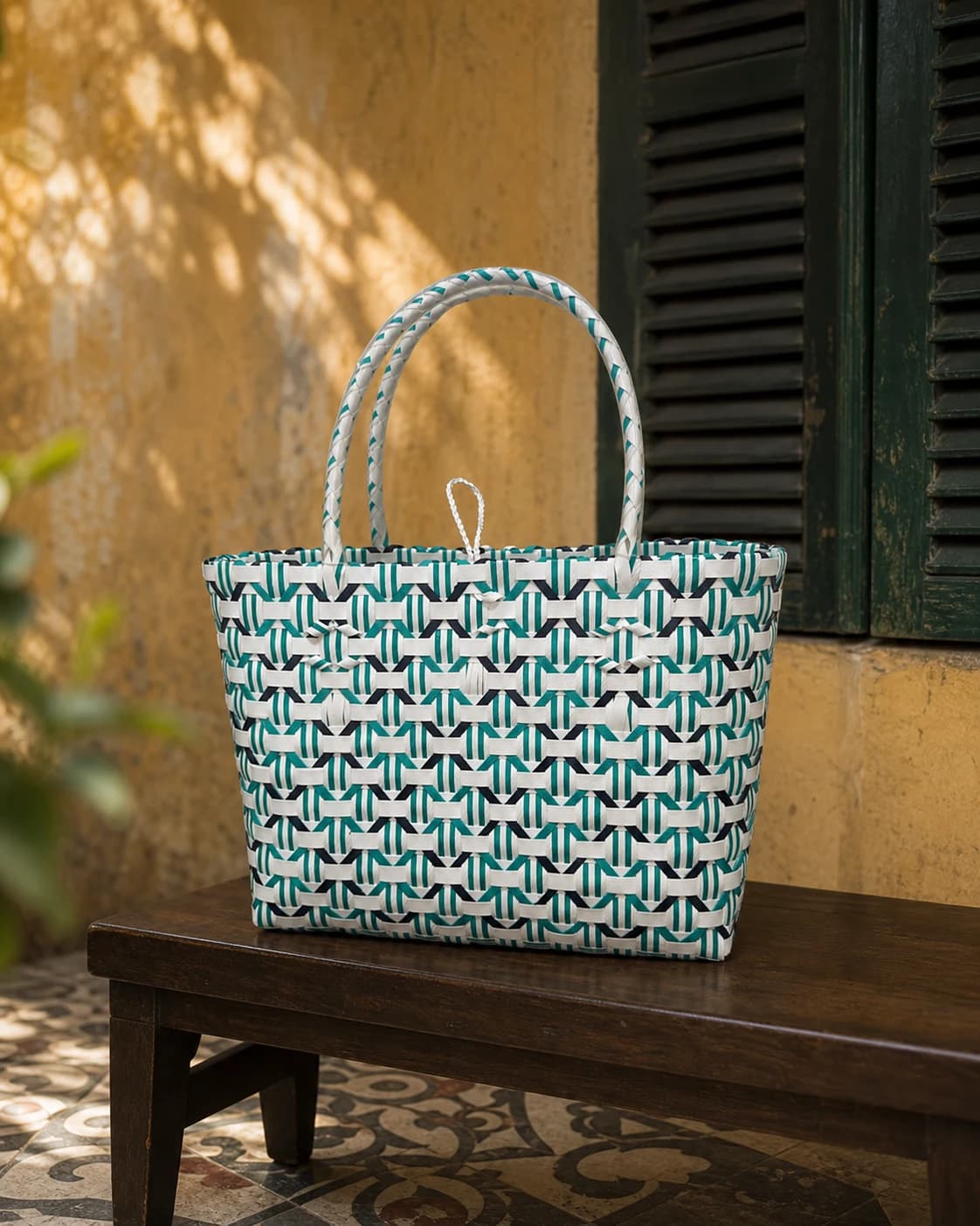 Jade Weave Bag